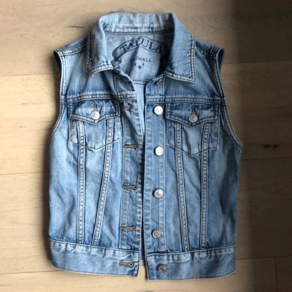 Talula | Denim Vest - Picture 2 of 6